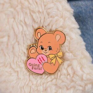 SUGARBONES Going Feral Enamel Pin